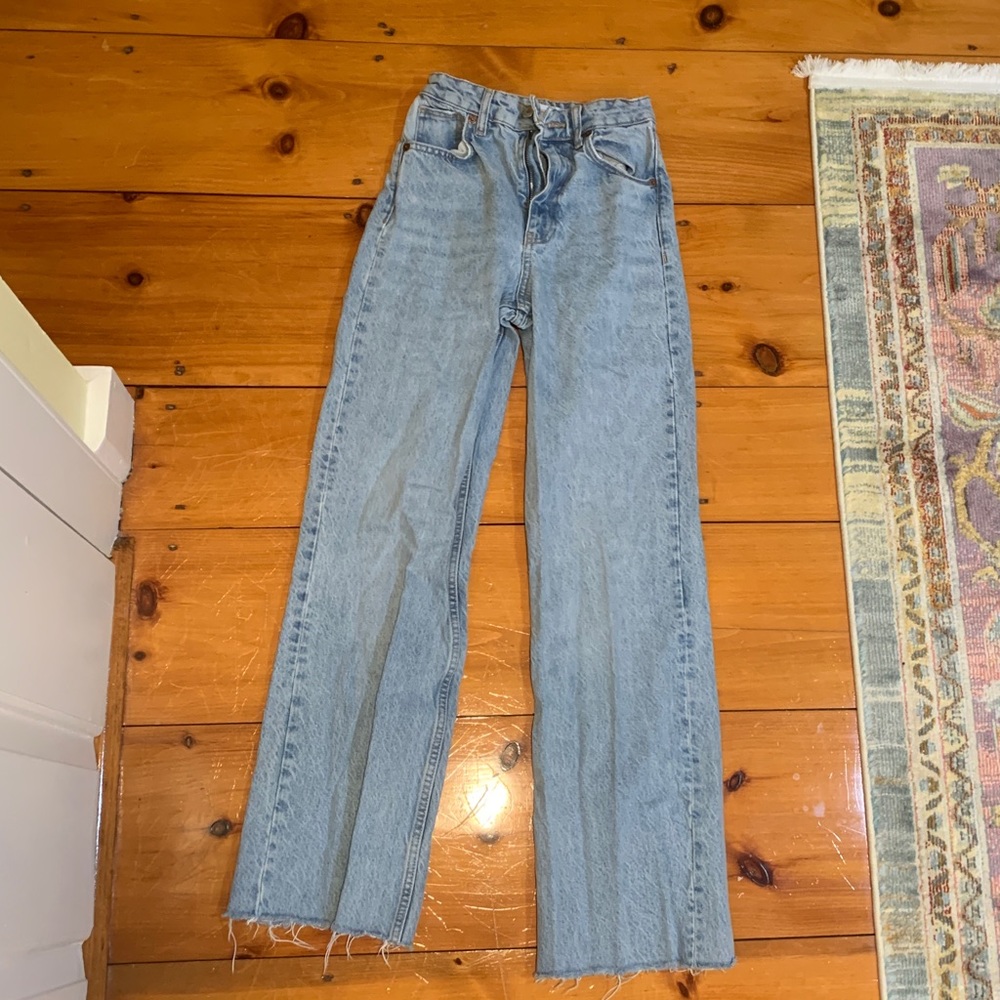 zara womens straight leg jeans